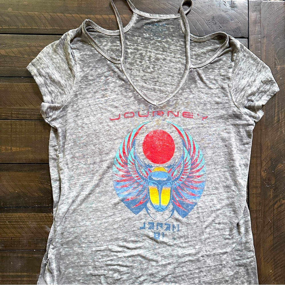 Lucky Brand JOURNEY Cold Shoulder T-shirt